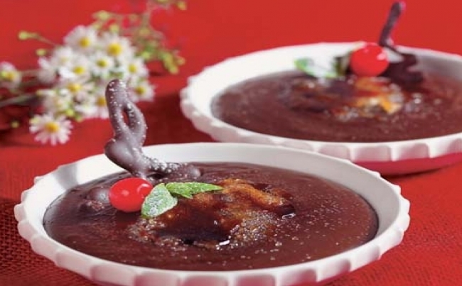 Crème brûlée de chocolate